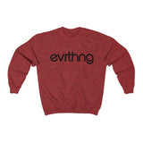 "evrthng" Crewneck - Black Logo