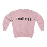 "evrthng" Crewneck - Black Logo