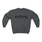 "evrthng" Crewneck - Black Logo