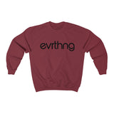 "evrthng" Crewneck - Black Logo