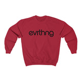 "evrthng" Crewneck - Black Logo